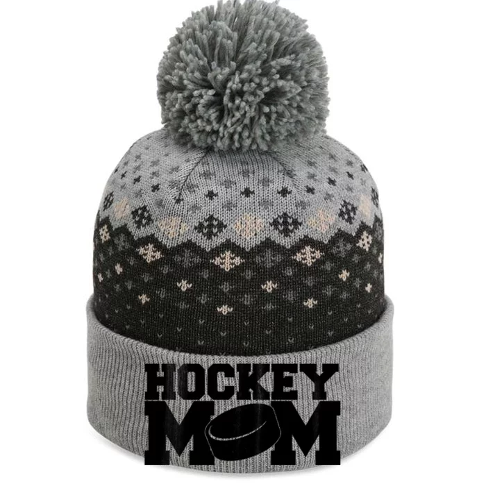 Hockey Mom The Baniff Cuffed Pom Beanie