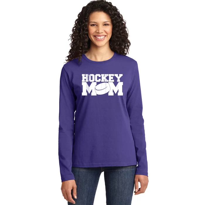 Hockey Mom Ladies Long Sleeve Shirt