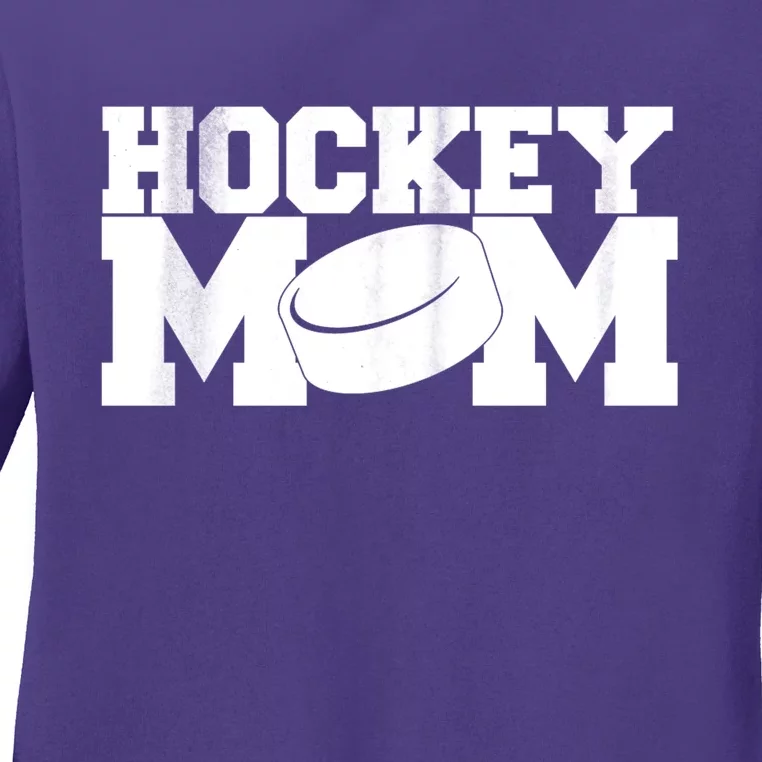 Hockey Mom Ladies Long Sleeve Shirt