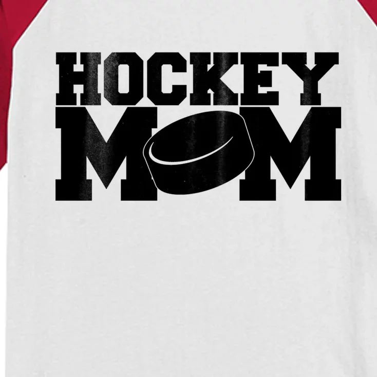 Hockey Mom Kids Colorblock Raglan Jersey