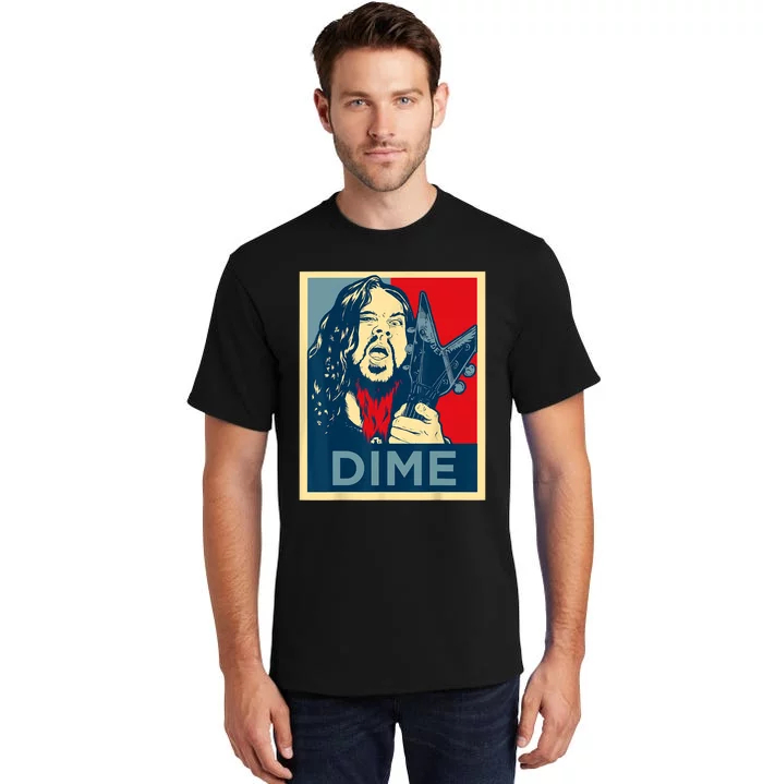 Heavy Metal Hope Poster Dime Dimebag Obama Darrell Guitar Tall T-Shirt