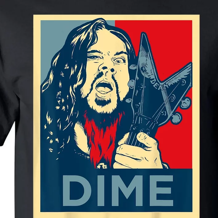 Heavy Metal Hope Poster Dime Dimebag Obama Darrell Guitar Tall T-Shirt