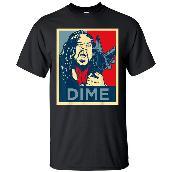 Heavy Metal Hope Poster Dime Dimebag Obama Darrell Guitar Tall T-Shirt