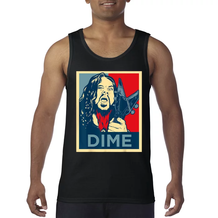 Heavy Metal Hope Poster Dime Dimebag Obama Darrell Guitar Tank Top