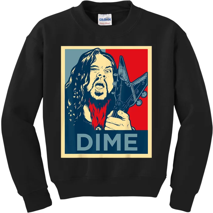 Heavy Metal Hope Poster Dime Dimebag Obama Darrell Guitar Kids Sweatshirt