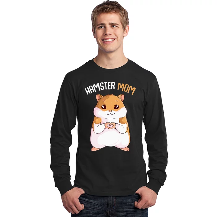 Hamster Mom Hammy Long Sleeve Shirt