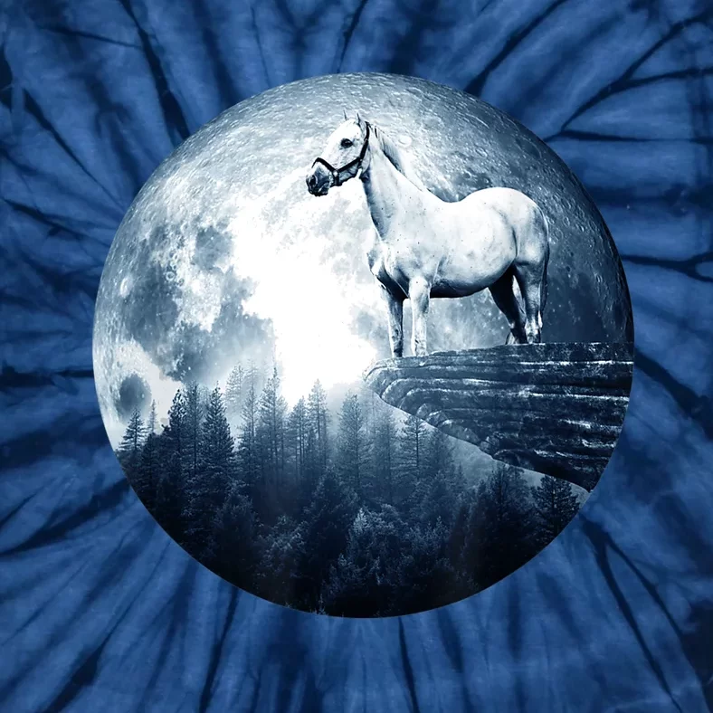 Horse Moon Horses Tie-Dye T-Shirt