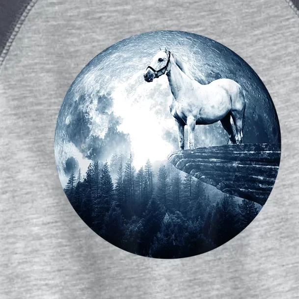 Horse Moon Horses Toddler Fine Jersey T-Shirt