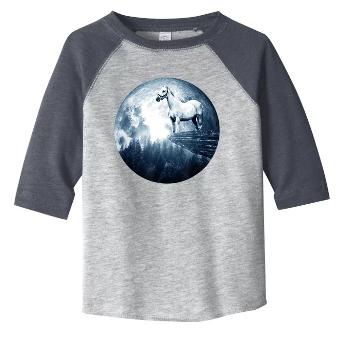 Horse Moon Horses Toddler Fine Jersey T-Shirt