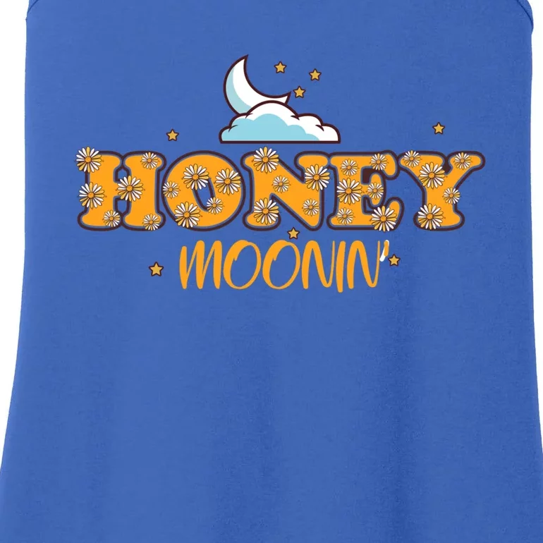 Honey Moonin Honeymoon Cute Bee Flower Beekeeper Gift Ladies Essential Tank