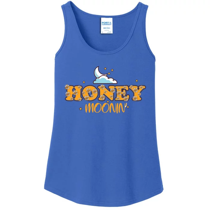 Honey Moonin Honeymoon Cute Bee Flower Beekeeper Gift Ladies Essential Tank