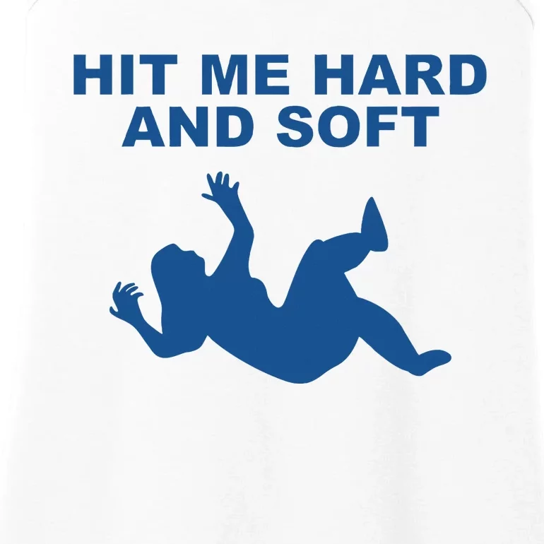 Hit Me Hard And Soft Music Lover Ladies Essential Tank