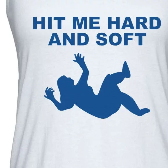 Hit Me Hard And Soft Music Lover Ladies Essential Flowy Tank