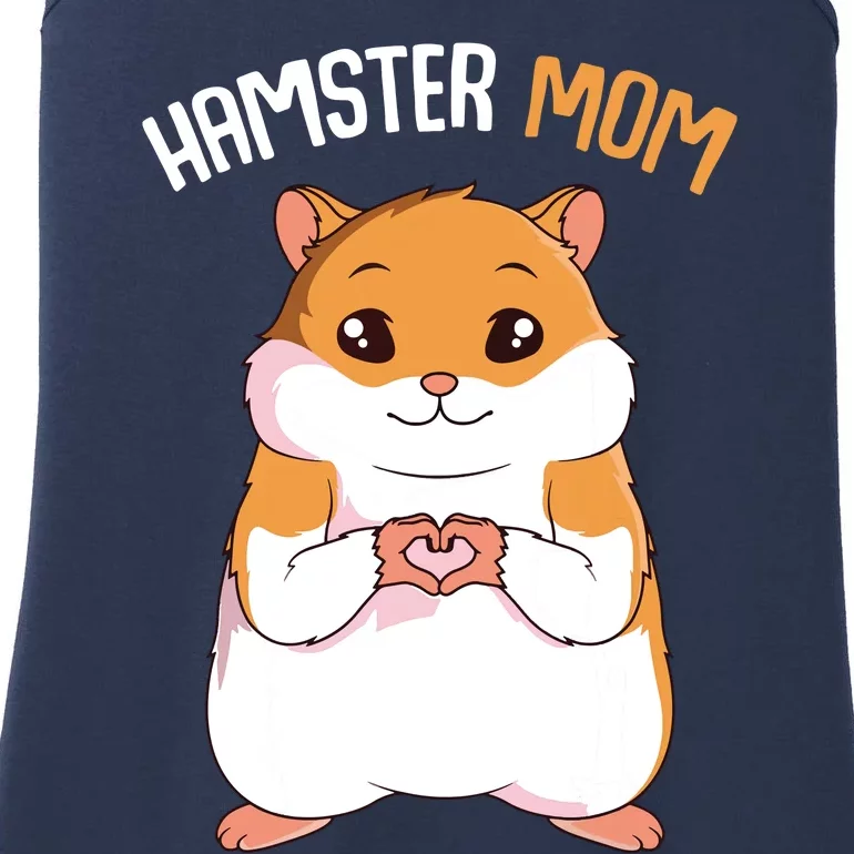 Hamster Mom Hammy Girl Women Ladies Essential Tank