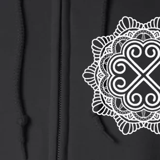 Hmong Miao Hmoob Traditional Pattern Full Zip Hoodie