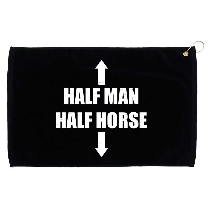 Half Man Half Horse Funny Grommeted Golf Towel