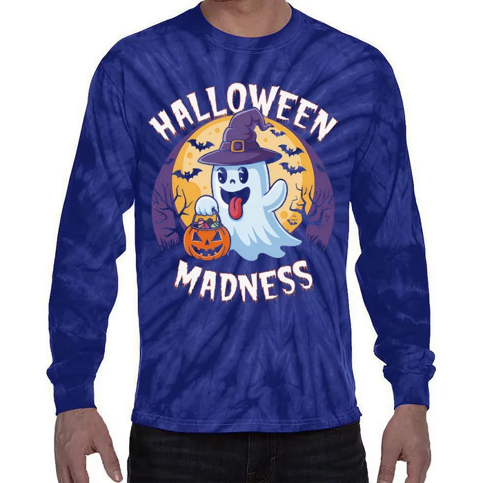 Halloween Madness Tie-Dye Long Sleeve Shirt