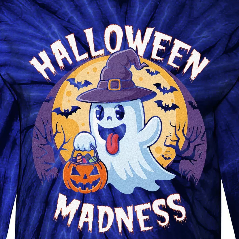 Halloween Madness Tie-Dye Long Sleeve Shirt