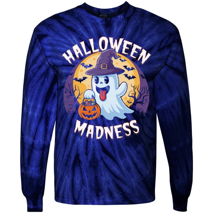 Halloween Madness Tie-Dye Long Sleeve Shirt