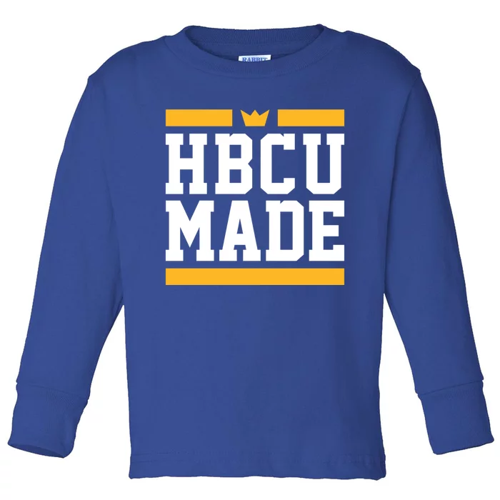 Hbcu Made Historically Black College And University Gift Toddler Long Sleeve Shirt