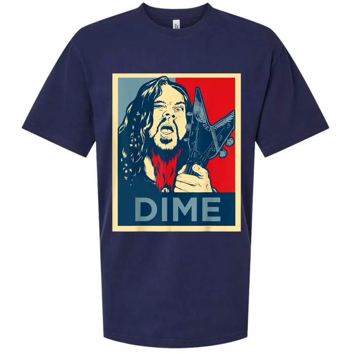 Heavy Metal Hope Poster Dime Dimebag Obama Darrell Guitar Sueded Cloud Jersey T-Shirt