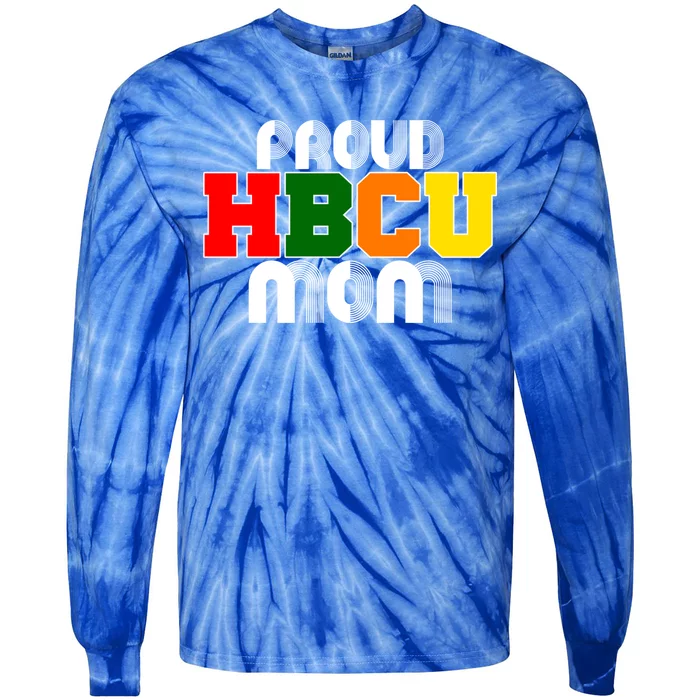 Hbcu Mom Historically Black College Gift Tie-Dye Long Sleeve Shirt