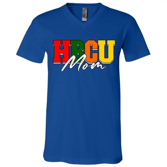 Hbcu Mom Historically Black College Alumni Gift V-Neck T-Shirt