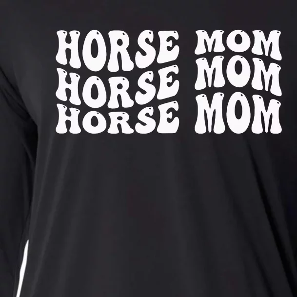 Horse Mom Cooling Performance Long Sleeve Crew