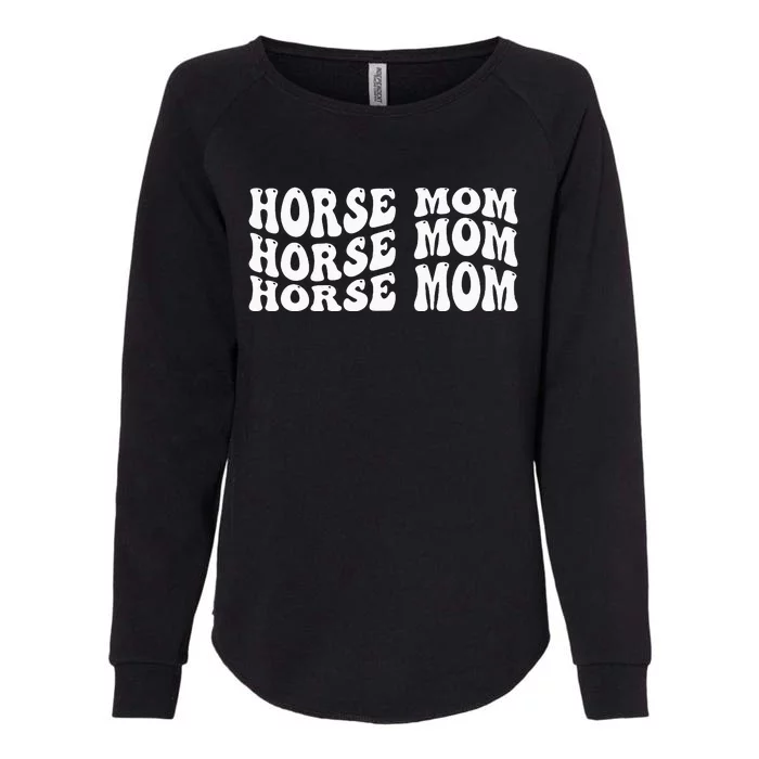 Horse Mom Womens California Wash Sweatshirt