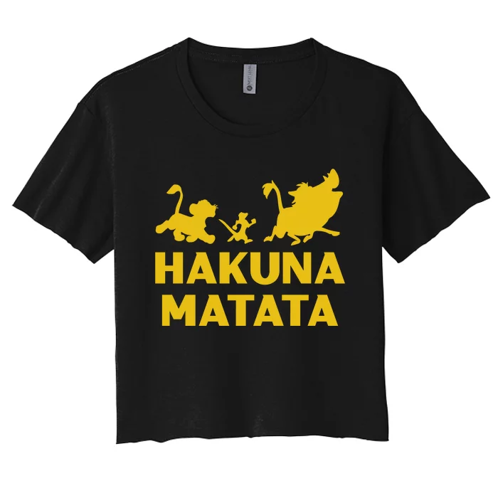 H.A.K.U.N.A M.A.T.A.T.A Women's Crop Top Tee