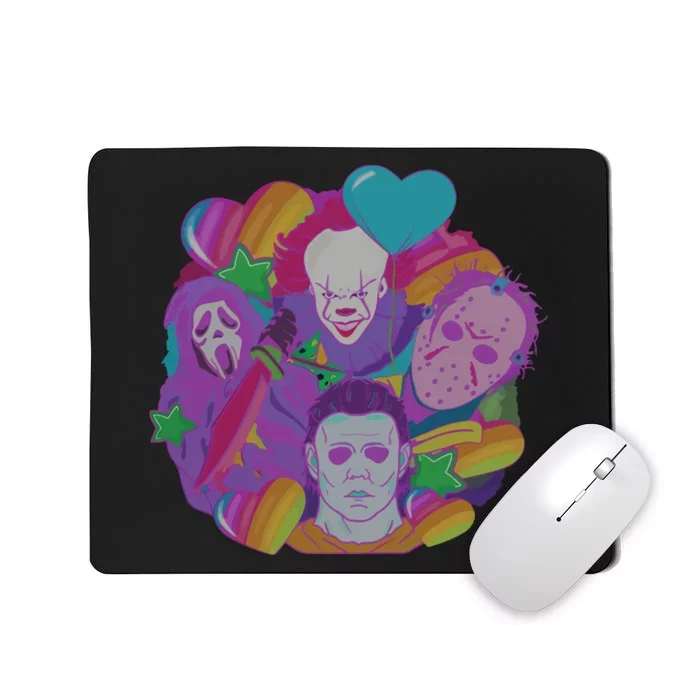 Horror Movie Halloween 90s Retro Halloween Scary Character Mousepad