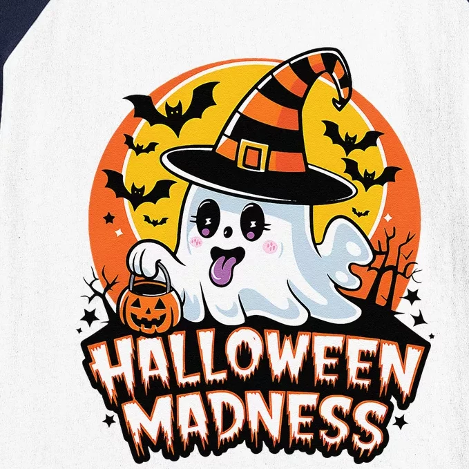 Halloween Madness Baseball Sleeve Shirt