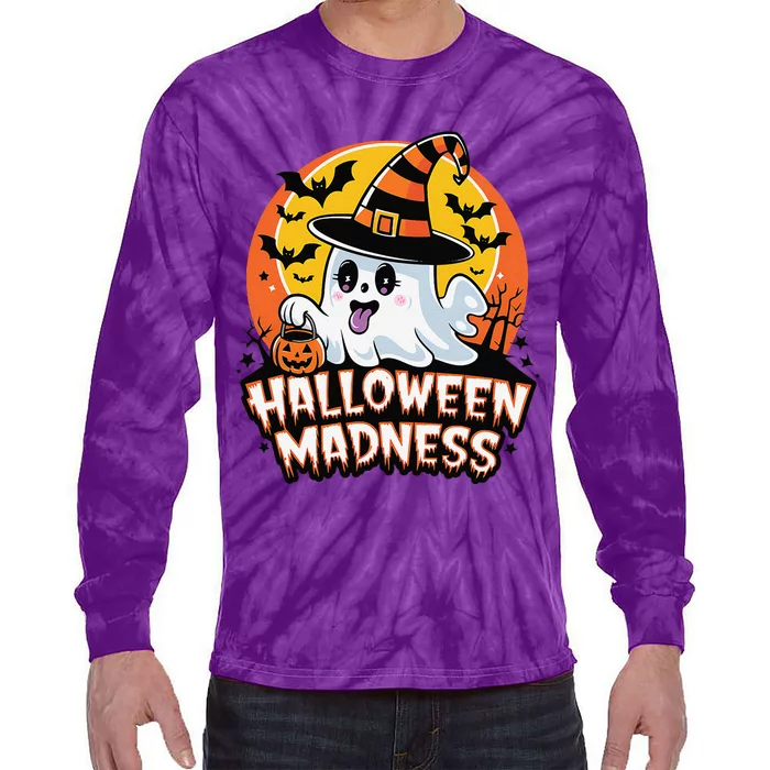 Halloween Madness Tie-Dye Long Sleeve Shirt