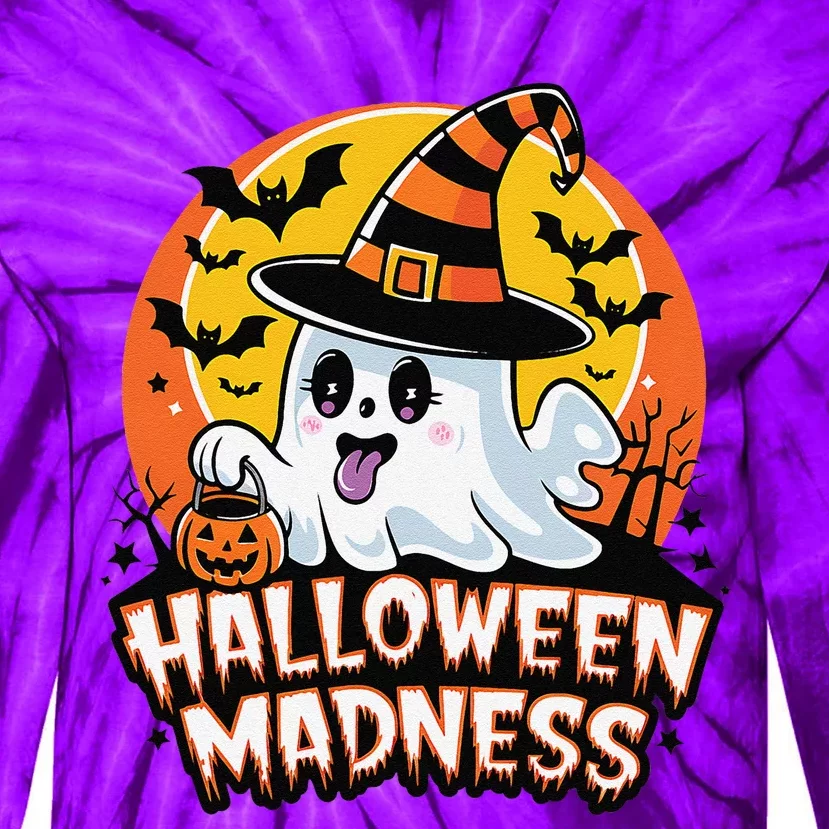 Halloween Madness Tie-Dye Long Sleeve Shirt