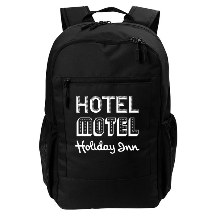 Hotel Motel Holiday Inn Funny Retro Hip Hop Rap Music Daily Commute Backpack