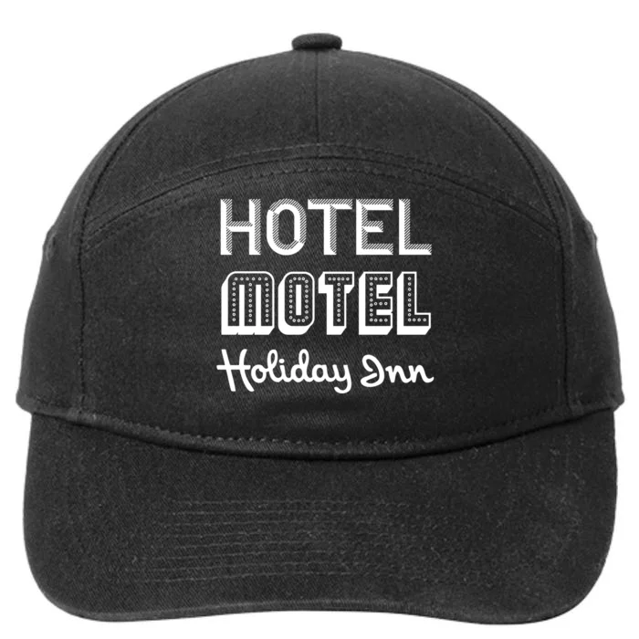 Hotel Motel Holiday Inn Funny Retro Hip Hop Rap Music 7-Panel Snapback Hat