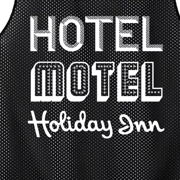 Hotel Motel Holiday Inn Funny Retro Hip Hop Rap Music Mesh Reversible Basketball Jersey Tank