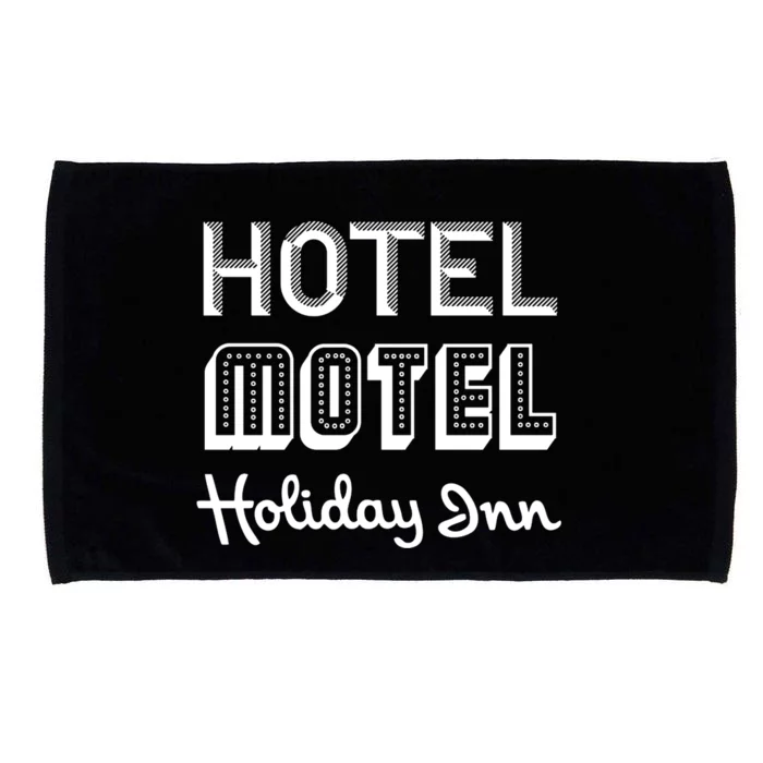 Hotel Motel Holiday Inn Funny Retro Hip Hop Rap Music Microfiber Hand Towel