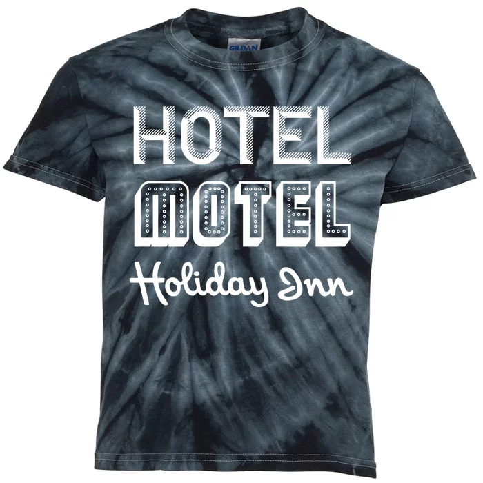 Hotel Motel Holiday Inn Funny Retro Hip Hop Rap Music Kids Tie-Dye T-Shirt