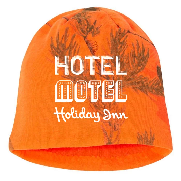 Hotel Motel Holiday Inn Funny Retro Hip Hop Rap Music Kati - Camo Knit Beanie