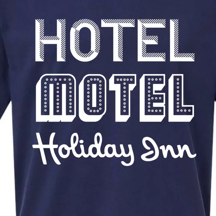 Hotel Motel Holiday Inn Funny Retro Hip Hop Rap Music Sueded Cloud Jersey T-Shirt