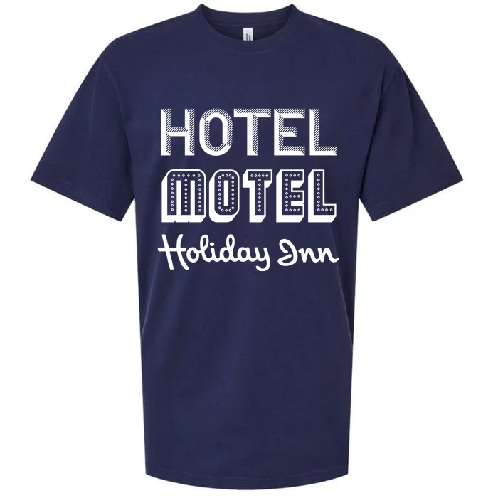 Hotel Motel Holiday Inn Funny Retro Hip Hop Rap Music Sueded Cloud Jersey T-Shirt