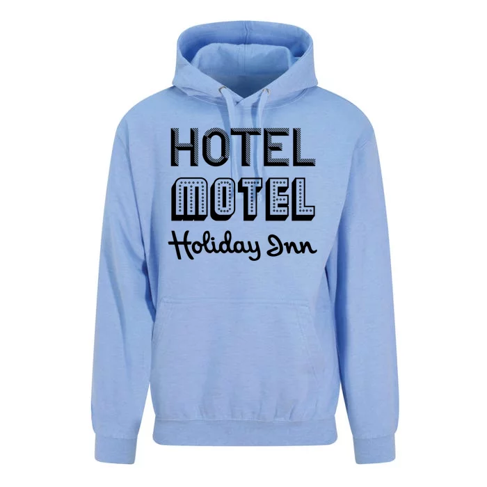 Hotel Motel Holiday Inn Funny Retro Hip Hop Rap Music Unisex Surf Hoodie