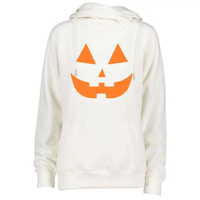 Halloween Mask Halloween Costume Pumpkin Face Gift Womens Funnel Neck Pullover Hood