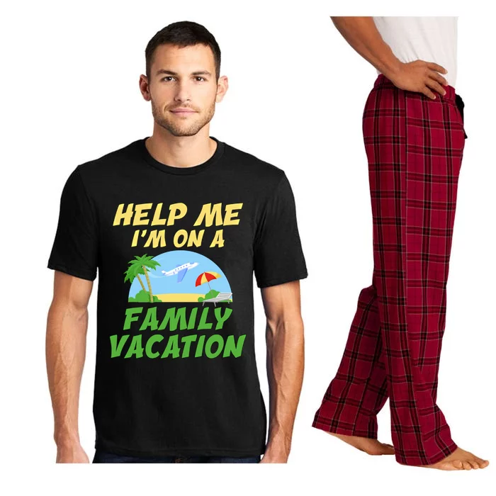 Help Me Im On A Family Vacation Great Gift Pajama Set