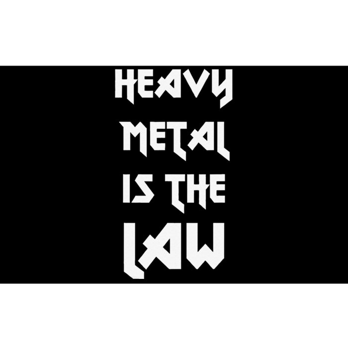 Heavy Metal Is The Law Metalhead Bumper Sticker