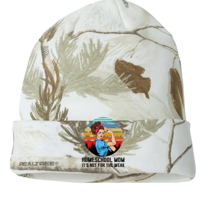 Homeschool Mom It's Not For The Weak Kati - 12in Camo Beanie