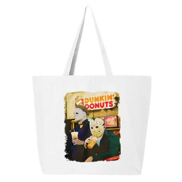 Halloween Movie Inspired Drinking Coffee Funny Humorous 25L Jumbo Tote