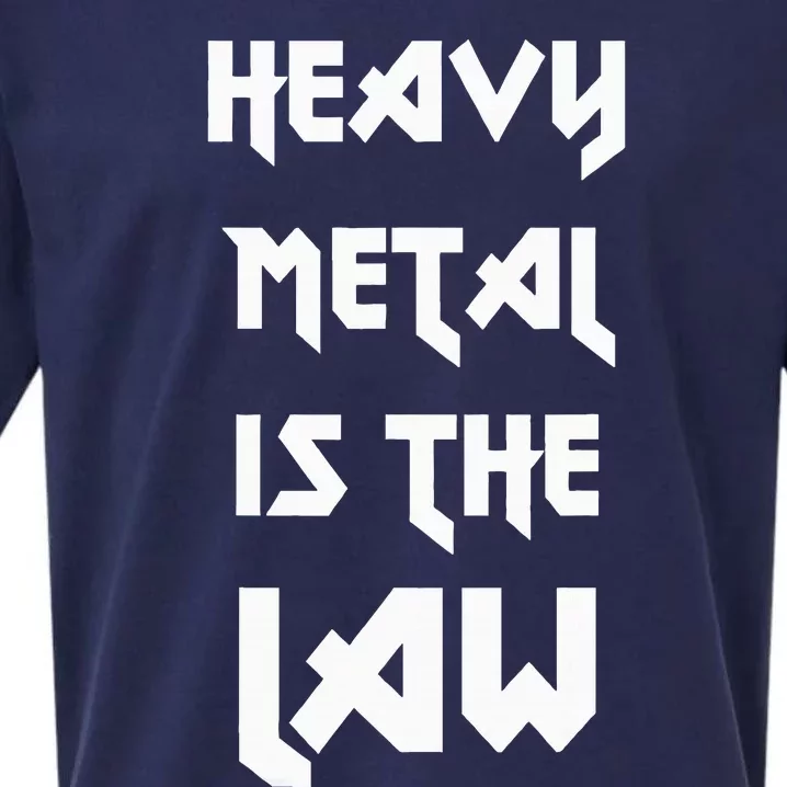 Heavy Metal Is The Law Metalhead Sueded Cloud Jersey T-Shirt