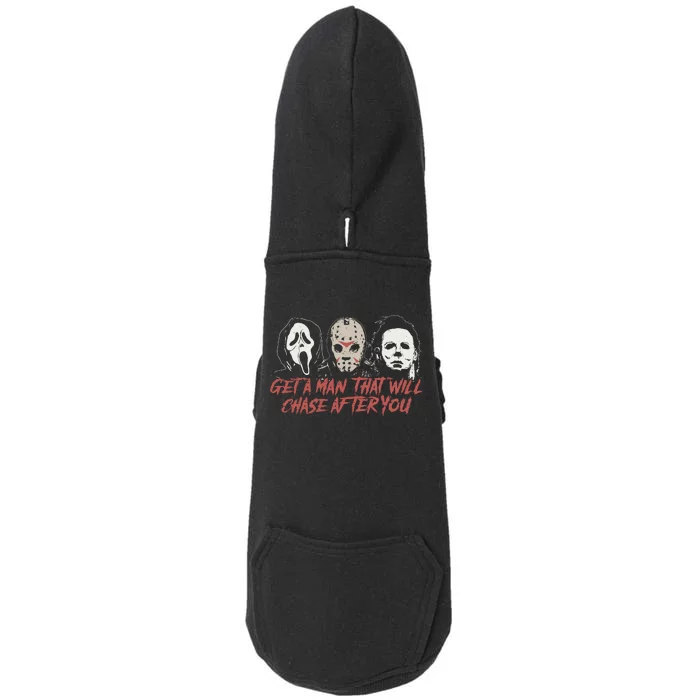 Horror Movie Inspired VillainS Valentines Doggie 3-End Fleece Hoodie